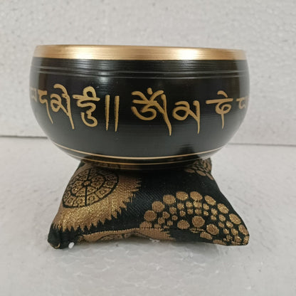 Singing Bowl Medium Black SBMBK - 1st Stop Marshall's Health Shop, Gift Shop! - Heath and Natural Therapy New Brighton Christchurch - Naturopath