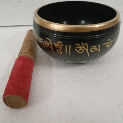 Singing Bowl Medium Black SBMBK - 1st Stop Marshall's Health Shop, Gift Shop! - Heath and Natural Therapy New Brighton Christchurch - Naturopath