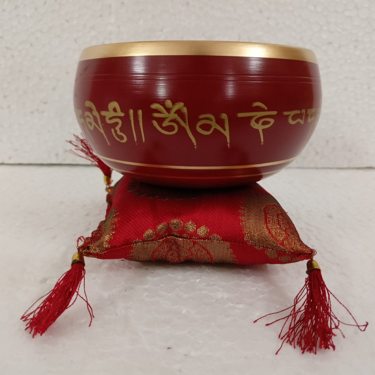 Singing Bowl Medium Red SBMR - 1st Stop Marshall's Health Shop, Gift Shop! - Heath and Natural Therapy New Brighton Christchurch - Naturopath