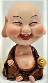 Skin Colour Bobblehead Happy Buddha - MarshallsHealthShop