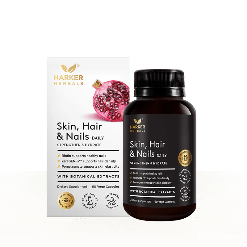 Harker Herbals Skin Hair & Nails 60 Vege Capsules