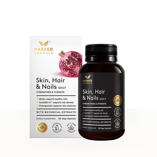 Harker Herbals Skin Hair & Nails 60 Vege Capsules