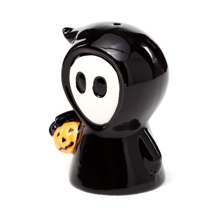 Skull Boy & Ghost Boy Ceramic Salt & Pepper Set
Material: Ceramic (Dolomite)
Food Safe: Yes
Dishwasher Safe: No
Microwave Safe: No
Set Contains:1 Salt and 1 Pepper Shaker
Access: Each pot can be filled via a rubber bung on the bottom.
1st Stop, Marshall's Health Shop, Gift Shop!

SKU: SP109