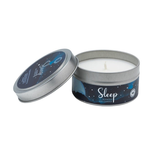 Sleep Aromatherapy Scented Soy Candle 80gm - 1st Stop Marshall's Health Shop, Gift Shop! - Heath and Natural Therapy New Brighton Christchurch - Naturopath