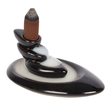 Small Pebbles Backflow Incense Burner - MarshallsHealthShop