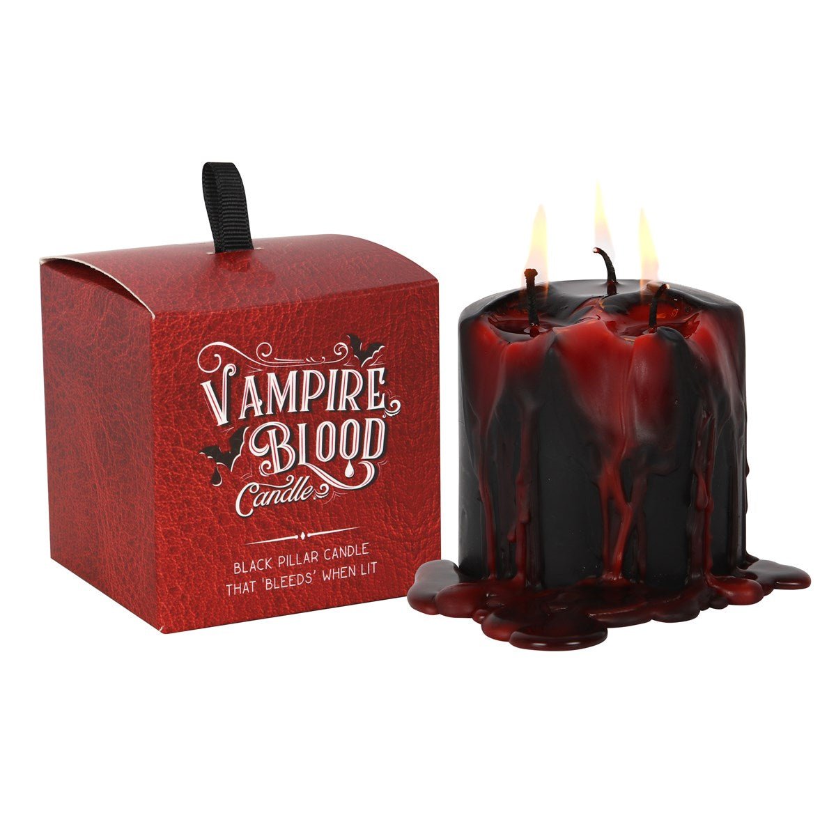 Small Vampire Blood Pillar Candle - 1st Stop Marshall's Health Shop, Gift Shop! - Heath and Natural Therapy New Brighton Christchurch - Naturopath