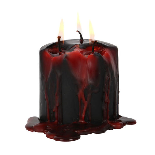 Small Vampire Blood Pillar Candle - 1st Stop Marshall's Health Shop, Gift Shop! - Heath and Natural Therapy New Brighton Christchurch - Naturopath