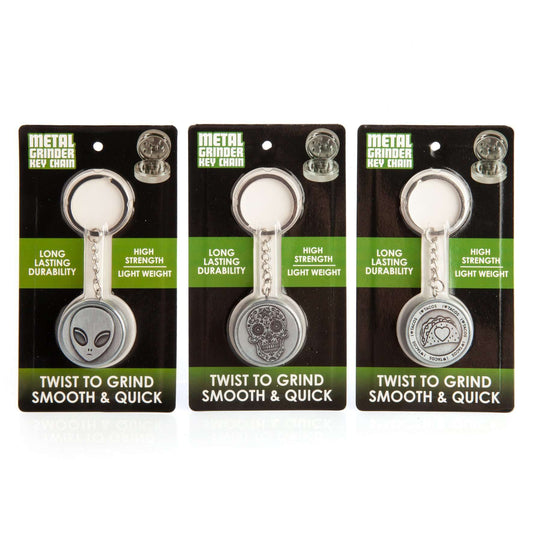 Smokezilla Metal Grinder Keychain - MarshallsHealthShop
