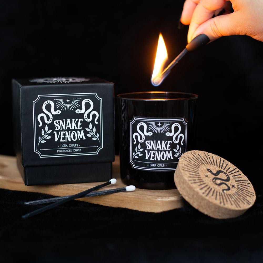 Snake Venom Dark Opium Candle - MarshallsHealthShop