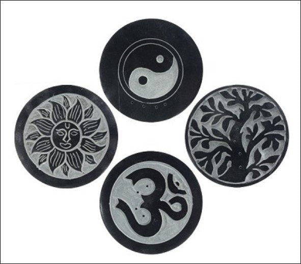Soapstone Incense Holder 4 Assorted - MarshallsHealthShop