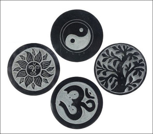 Soapstone Incense Holder 4 Assorted - MarshallsHealthShop