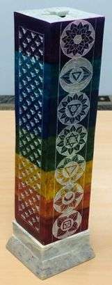 Soapstone Incense Tower Chakra - 1st Stop Marshall's Health Shop, Gift Shop! - Heath and Natural Therapy New Brighton Christchurch - Naturopath
