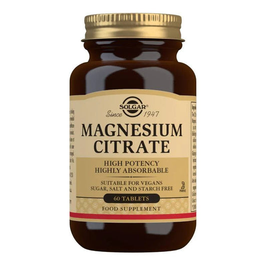 Solgar Magnesium Citrate 120 Tablets - 1st Stop Marshall's Health Shop, Gift Shop! - Heath and Natural Therapy New Brighton Christchurch - Naturopath