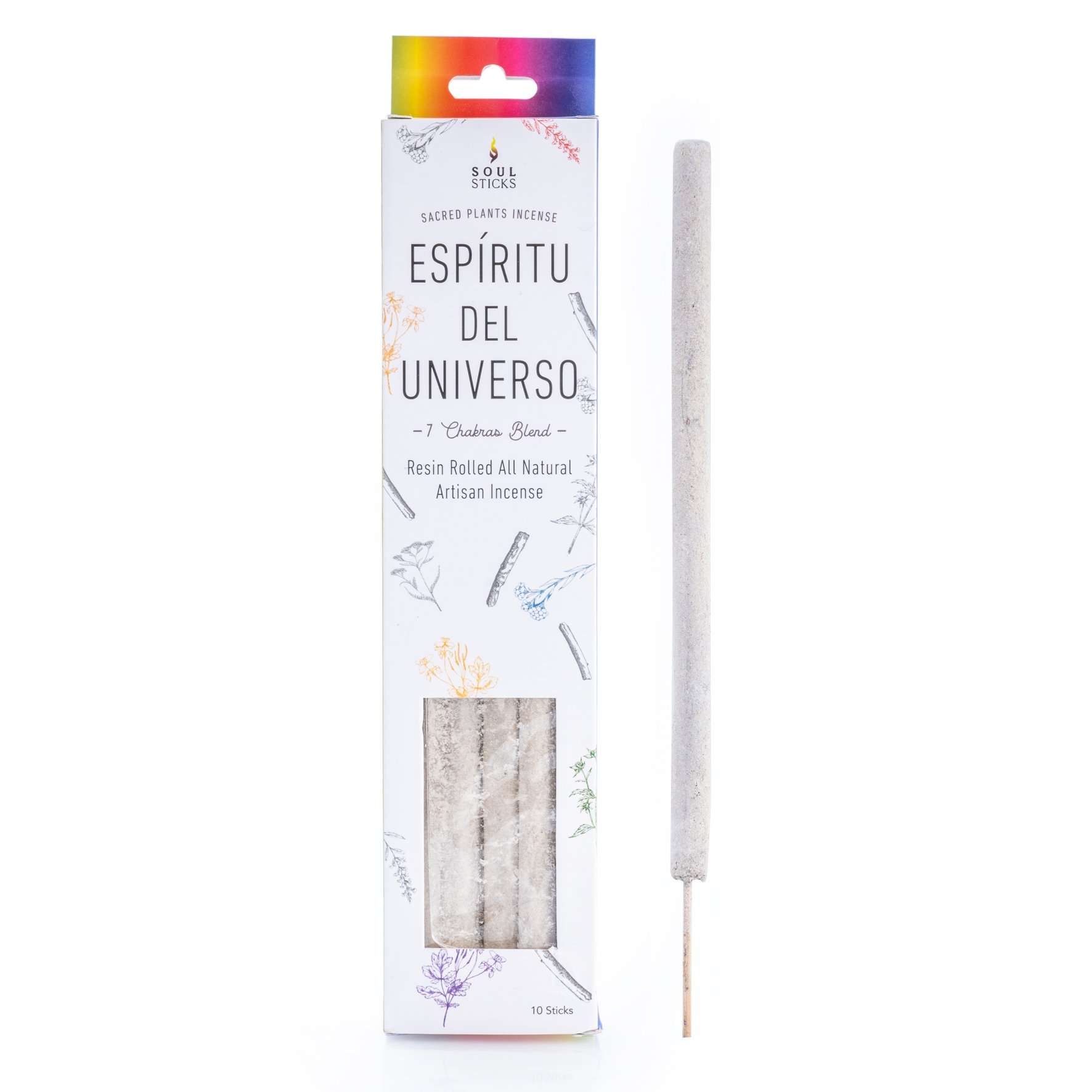 Soul Sticks 7 Charkras Blend Incense - MarshallsHealthShop