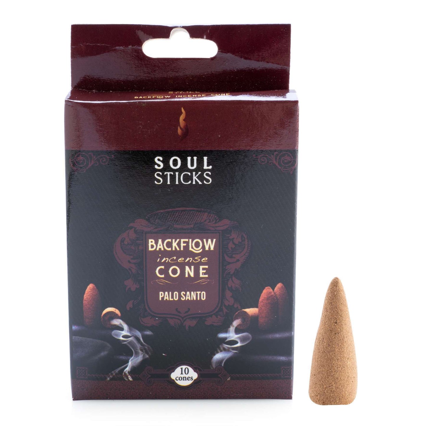 Soul Sticks Palo Santo Backflow Incense Cone - MarshallsHealthShop