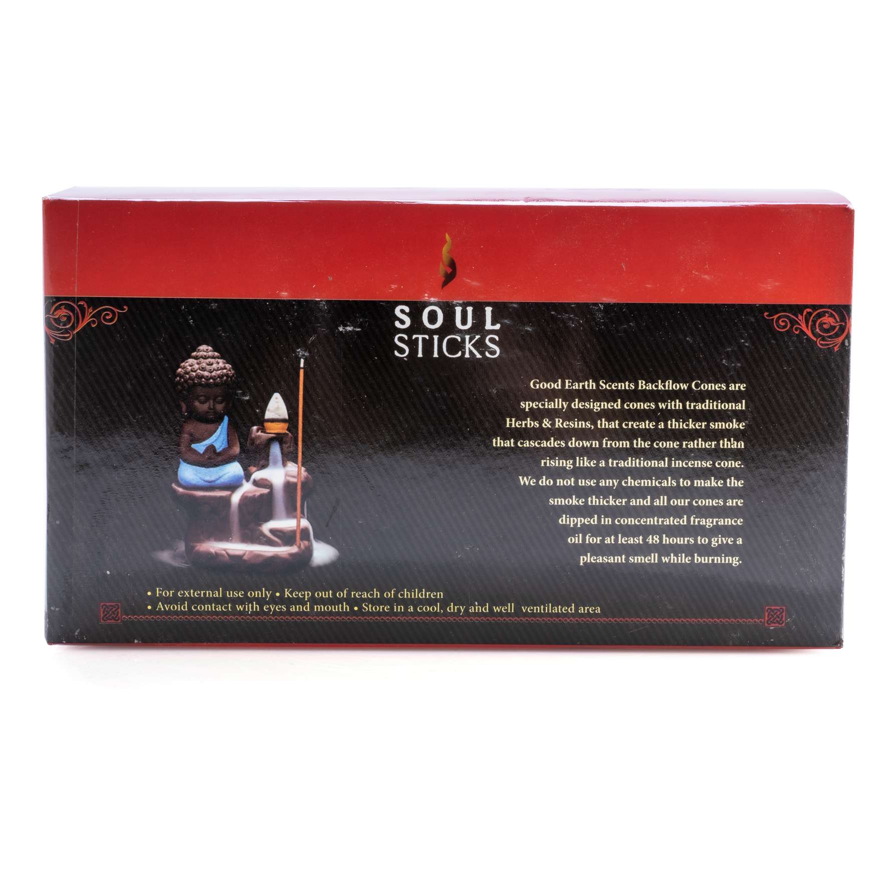 Soul Sticks Sandalwood Backflow Incense Cone - MarshallsHealthShop