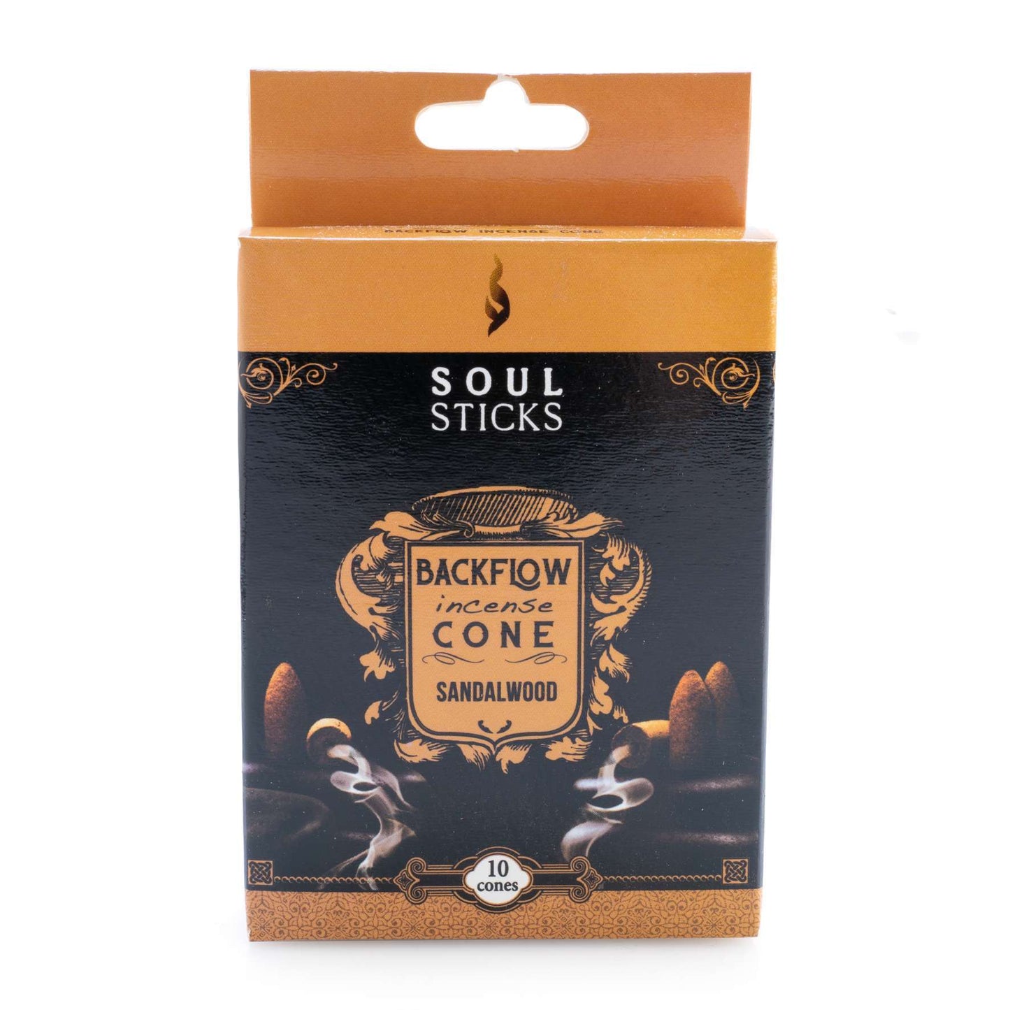 Soul Sticks Sandalwood Backflow Incense Cone - MarshallsHealthShop