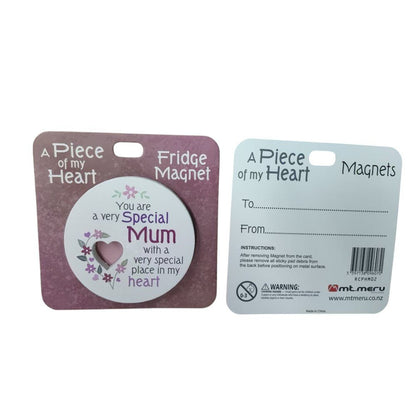 Special Mum Piece of My Heart Magnet - MarshallsHealthShop