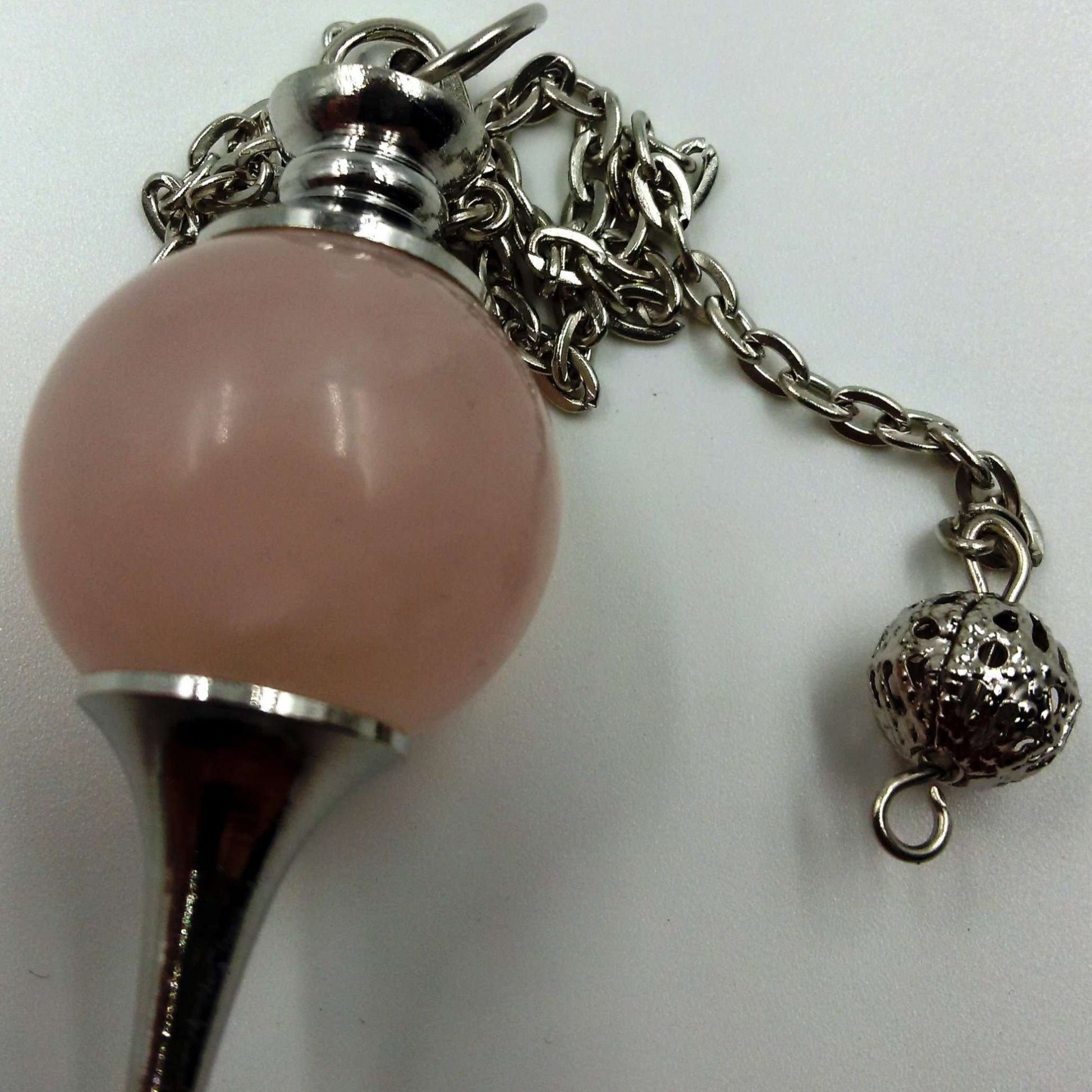 Sphere Pendulums Rose Quartz - MarshallsHealthShop