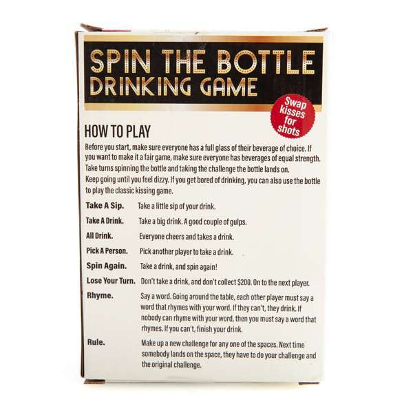 Spin the Bottle Drinking Game - 1st Stop Marshall's Health Shop, Gift Shop! - Heath and Natural Therapy New Brighton Christchurch - Naturopath
