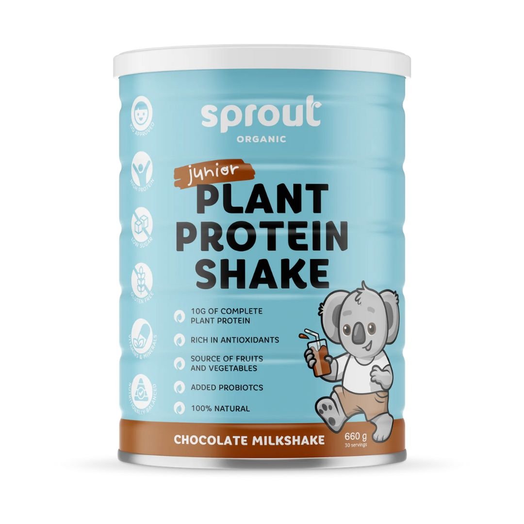 Sprout Junior Plant Protein Shake 660g - 1st Stop Marshall's Health Shop, Gift Shop! - Heath and Natural Therapy New Brighton Christchurch - Naturopath