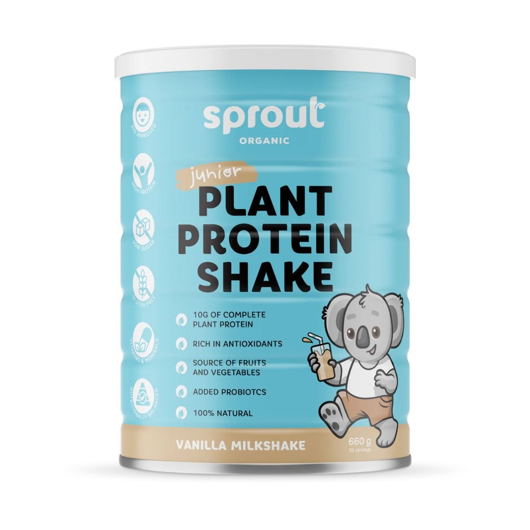 Sprout Junior Plant Protein Shake 660g - 1st Stop Marshall's Health Shop, Gift Shop! - Heath and Natural Therapy New Brighton Christchurch - Naturopath