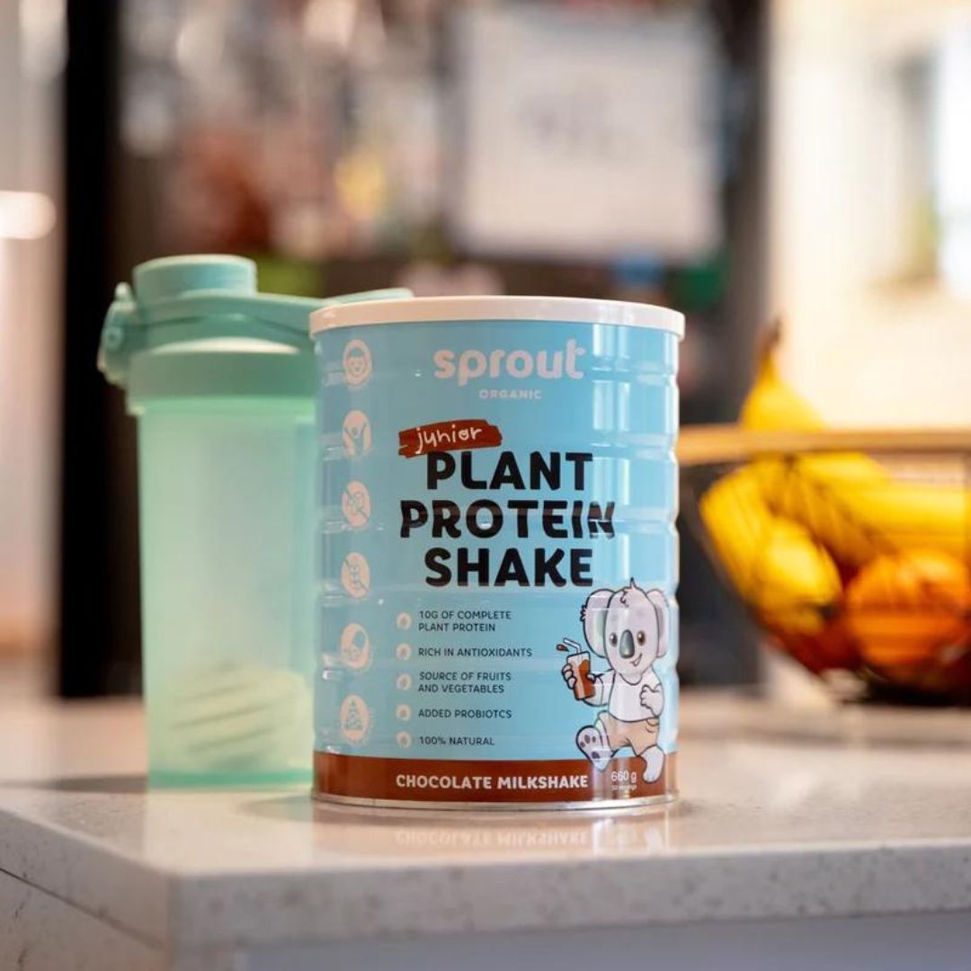 Sprout Junior Plant Protein Shake 660g - 1st Stop Marshall's Health Shop, Gift Shop! - Heath and Natural Therapy New Brighton Christchurch - Naturopath