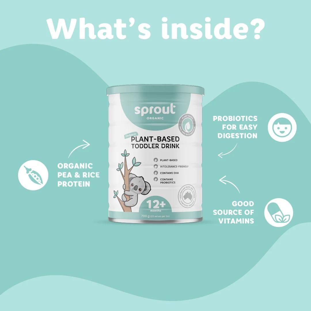 Sprout Toddler Drink Natural 700g - 1st Stop Marshall's Health Shop, Gift Shop! - Heath and Natural Therapy New Brighton Christchurch - Naturopath