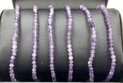 Star Cut Gemstone Bracelet Amethyst - MarshallsHealthShop