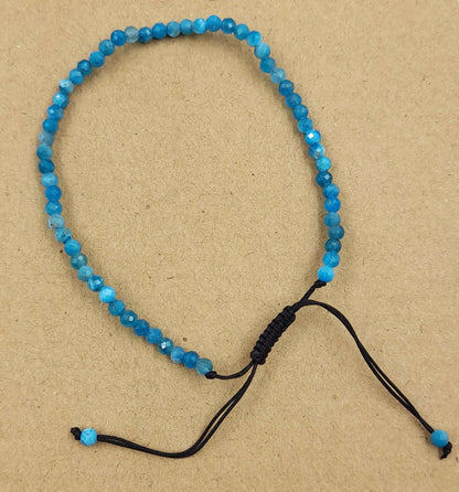 Star Cut Gemstone Bracelet Apatite - MarshallsHealthShop