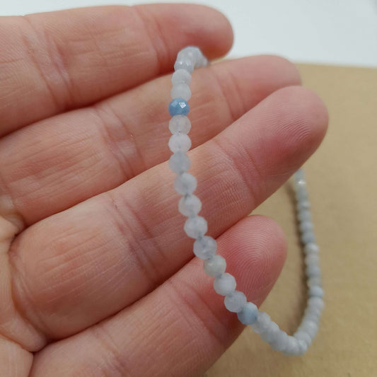 Star Cut Gemstone Bracelet Aquamarine - MarshallsHealthShop