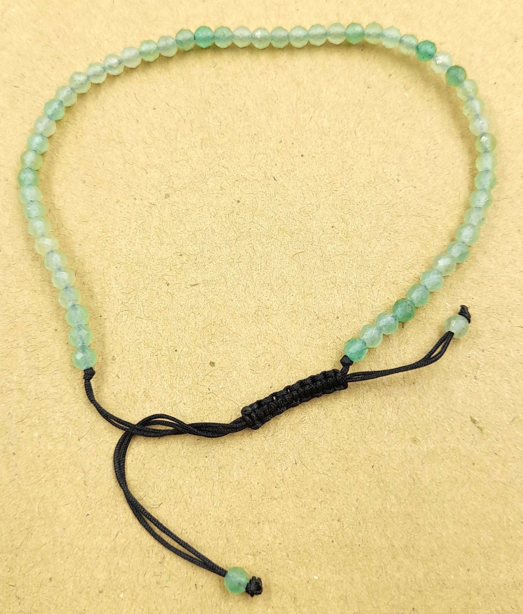 Star Cut Gemstone Bracelet Green Aventurine - MarshallsHealthShop