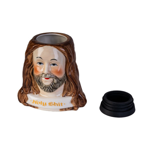 Stash It! 3D Jesus Holy Shit Storage Jar - MarshallsHealthShop
