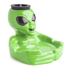 Storage Jar & Ashtray - Alien - 1st Stop Marshall's Health Shop, Gift Shop! - Heath and Natural Therapy New Brighton Christchurch - Naturopath