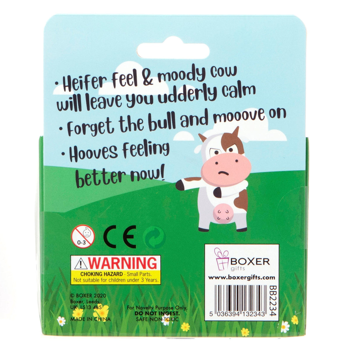 Stress Toy Moody Cow - 1st Stop Marshall's Health Shop, Gift Shop! - Heath and Natural Therapy New Brighton Christchurch - Naturopath