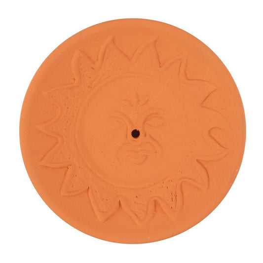 Sun Terracotta Incense Plate - MarshallsHealthShop