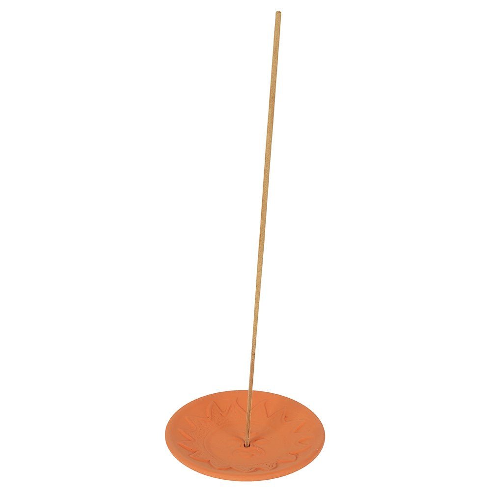 Sun Terracotta Incense Plate - MarshallsHealthShop
