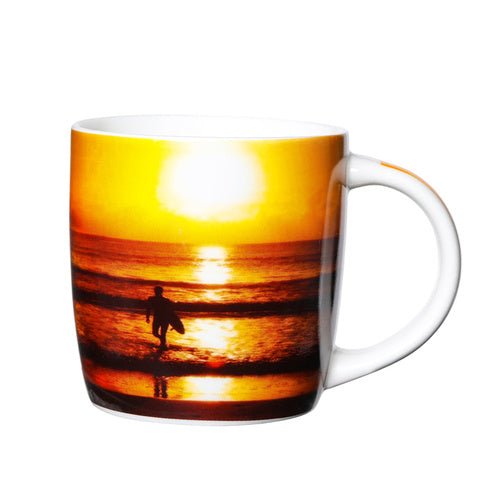 Surfer Sunset Mug# - 1st Stop Marshall's Health Shop, Gift Shop! - Heath and Natural Therapy New Brighton Christchurch - Naturopath#