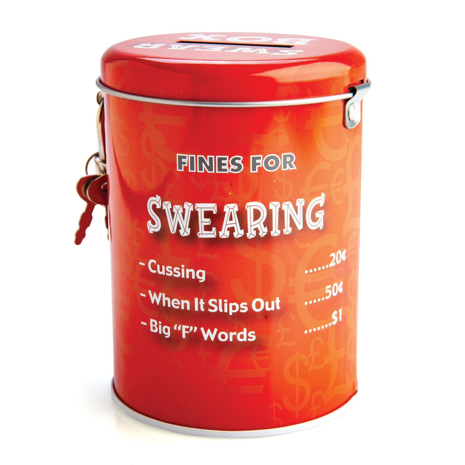 Swearing Fines Money Tin - MarshallsHealthShop