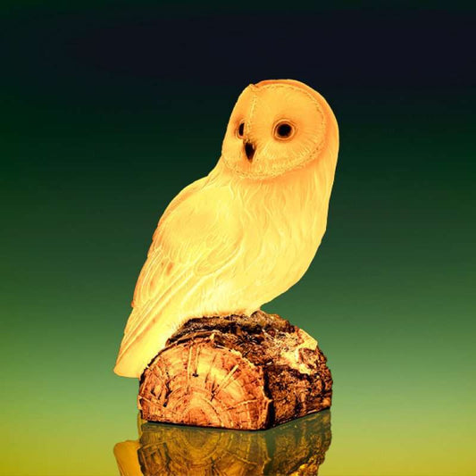 Table Lamp Snowy Owl - MarshallsHealthShop