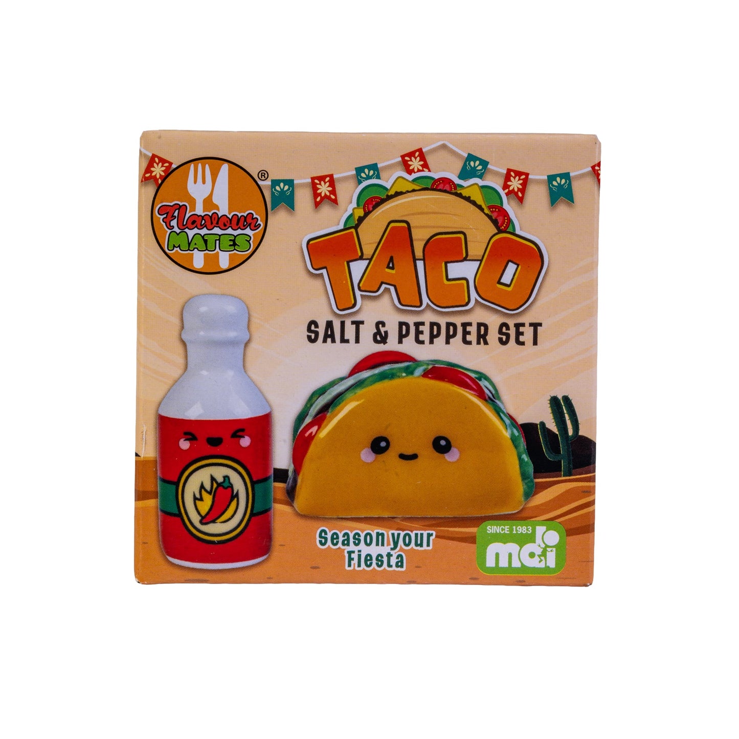 Taco Salt & Pepper Set - 1st Stop Marshall's Health Shop, Gift Shop! - Heath and Natural Therapy New Brighton Christchurch - Naturopath