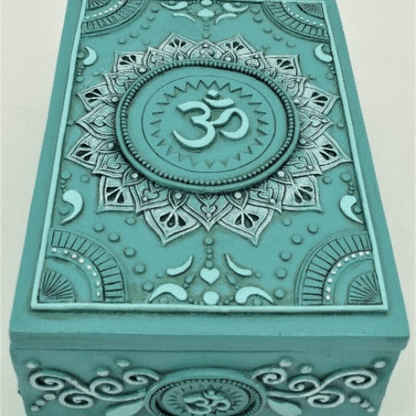 Teal Ohm Tarot Box - 1st Stop Marshall's Health Shop, Gift Shop! - Heath and Natural Therapy New Brighton Christchurch - Naturopath