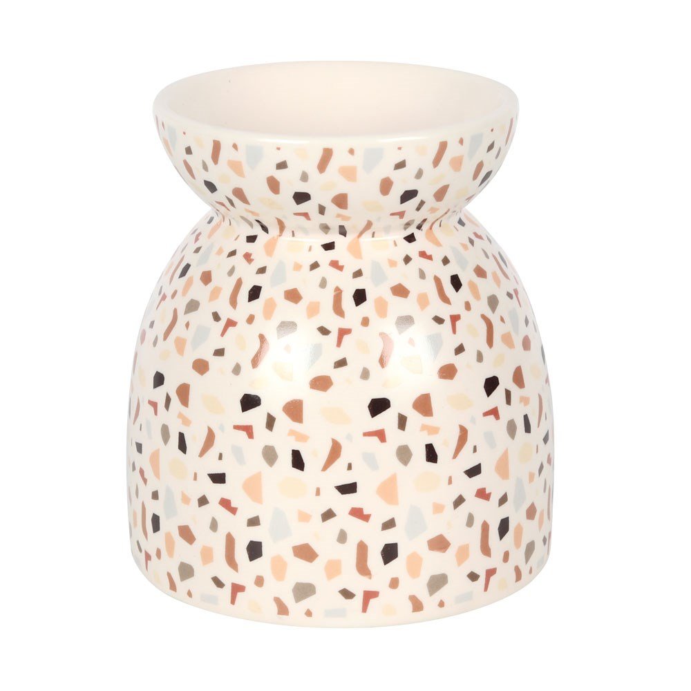 Terrazzo Print Ceramic Oil Burner - MarshallsHealthShop