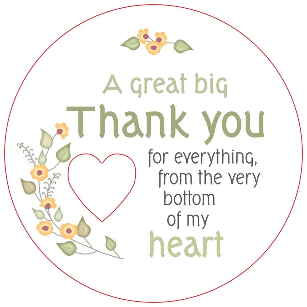 Thank You Piece of My Heart Magnet - MarshallsHealthShop