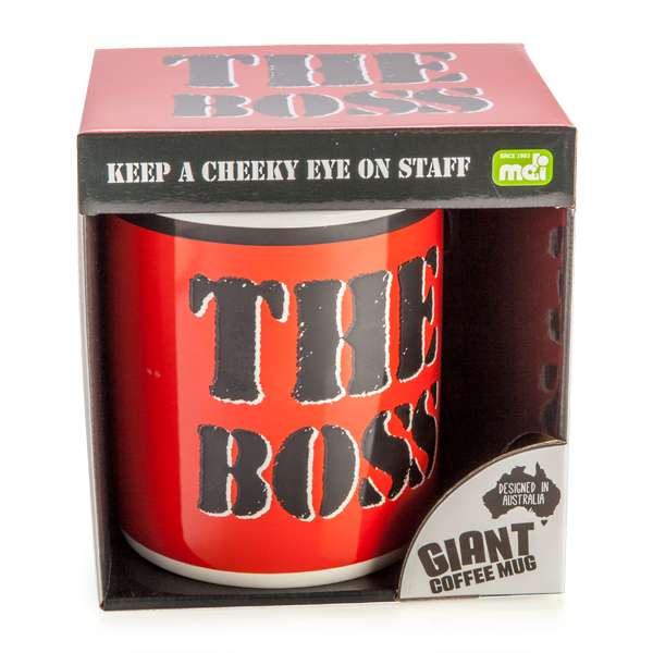 The Boss Giant Mug - MarshallsHealthShop