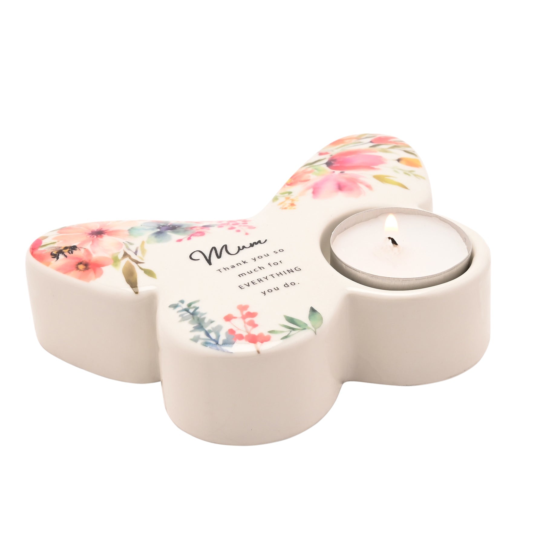 The Cottage Garden Butterfly Tealight Mum - 1st Stop Marshall's Health Shop, Gift Shop! - Heath and Natural Therapy New Brighton Christchurch - Naturopath