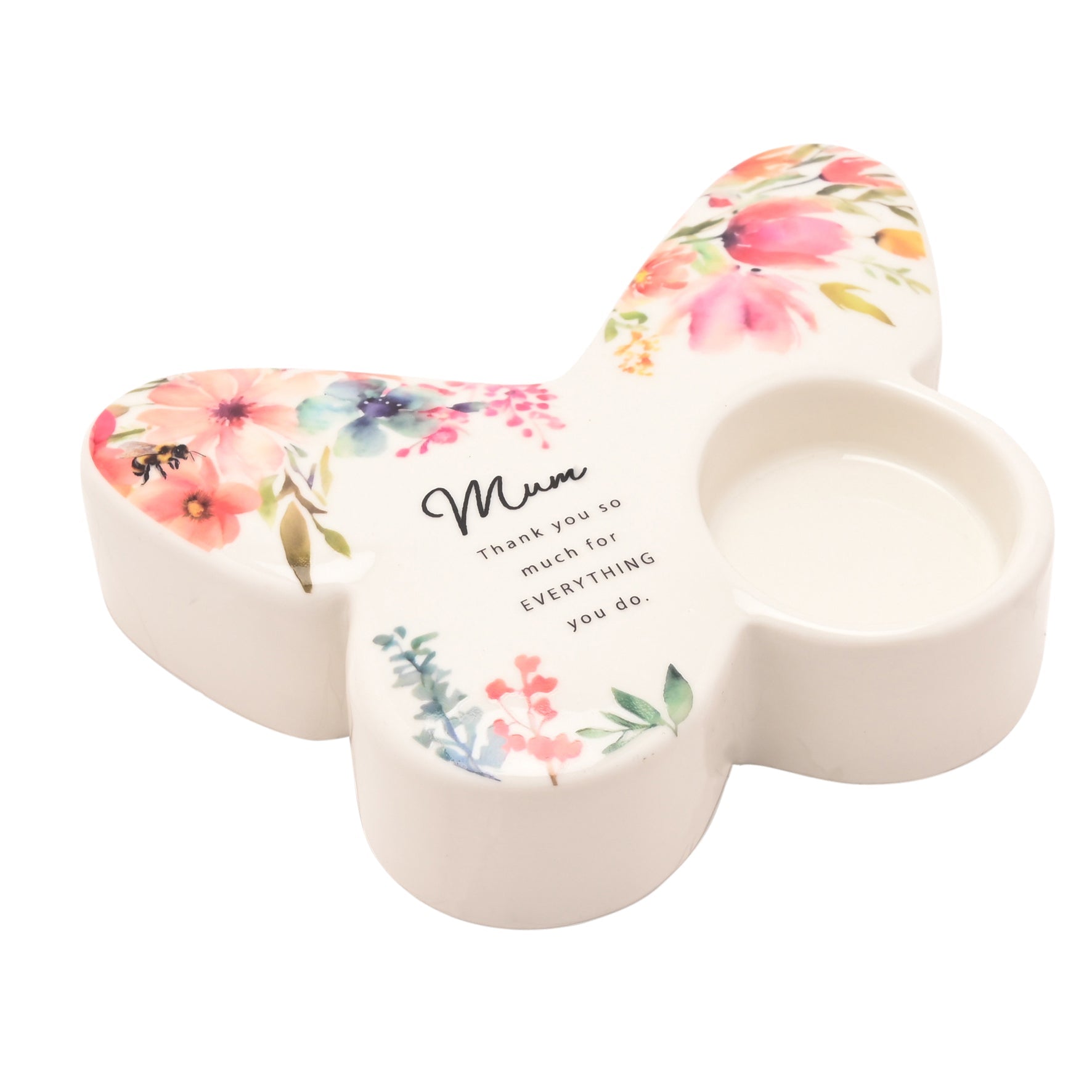 The Cottage Garden Butterfly Tealight Mum - 1st Stop Marshall's Health Shop, Gift Shop! - Heath and Natural Therapy New Brighton Christchurch - Naturopath