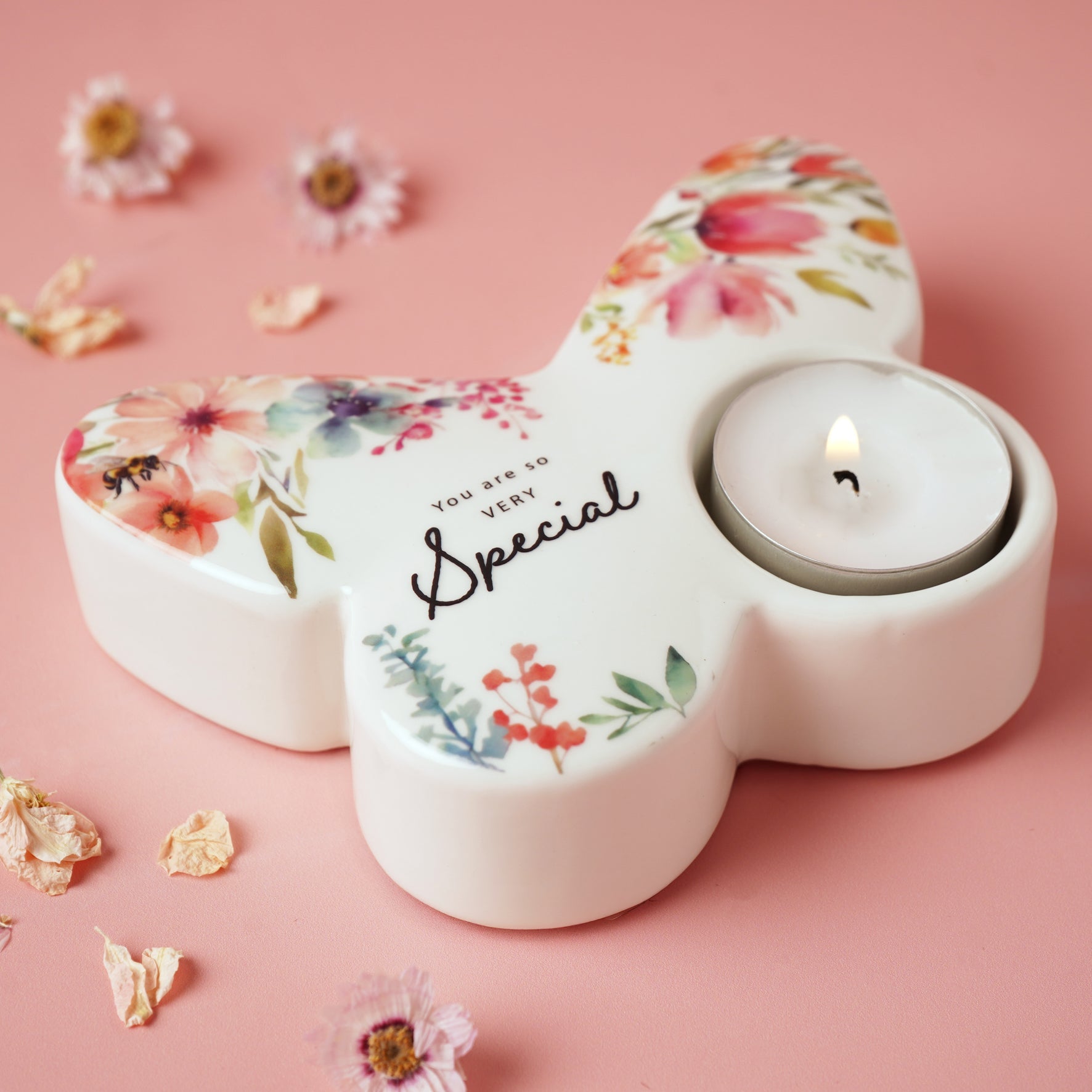 The Cottage Garden Butterfly Tealight Special - 1st Stop Marshall's Health Shop, Gift Shop! - Heath and Natural Therapy New Brighton Christchurch - Naturopath