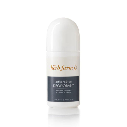 The Herb Farm Active Roll - On Deodorant - 1st Stop Marshall's Health Shop, Gift Shop! - Heath and Natural Therapy New Brighton Christchurch - Naturopath