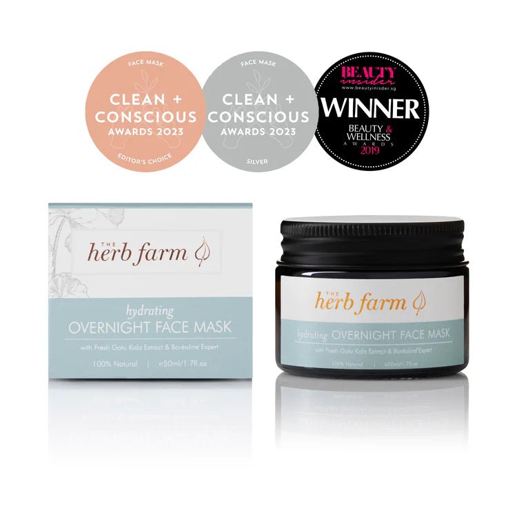 The Herb Farm Hydrating Overnight Face Mask - 1st Stop Marshall's Health Shop, Gift Shop! - Heath and Natural Therapy New Brighton Christchurch - Naturopath